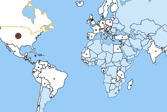 Mapa mundial de las migraciones * TYS Magazine